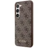Guess GUHCS23MG4GFBR S23+ S916 barna/barna kemény tok, 4G Metal Gold Logo tok thumbnail