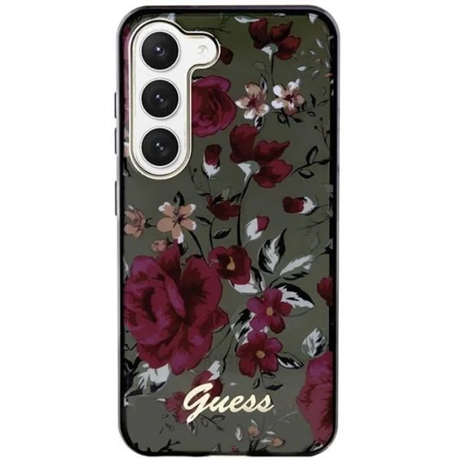 Guess GUHCS23MHCFWSA S23+ S916 zöld/kaki tok Flower Collection - 3