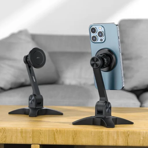 Acefast stand stand mágneses telefontartó fekete (E11) - 8