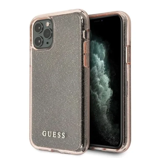 Guess GUHCN58PCGLPI iPhone 11 Pro pink/pink glitter tok - 1
