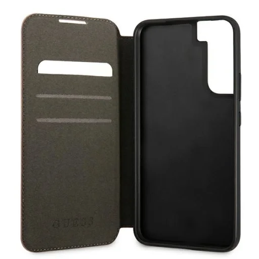 Guess GUBKS22MPSASBPI S22+ S906 rózsaszín/rózsaszín fliptok Saffiano Stripes tok - 6