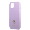 Guess GUHCP13SPS4MU iPhone 13 mini 5.4" lila/lila keménytok Saffiano 4G Small Metal Logo tok thumbnail