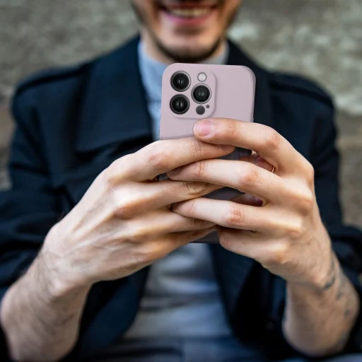 SILICONE MAG COVER tok MagSafe kompatibilis IPHONE 16 Plus rózsaszín - 8