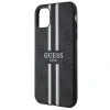Guess GUHMN61P4RPSK iPhone 11 / Xr fekete/fekete kemény tok 4G Nyomtatott Csíkos MagSafe tok thumbnail