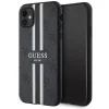 Guess GUHMN61P4RPSK iPhone 11 / Xr fekete/fekete kemény tok 4G Nyomtatott Csíkos MagSafe tok thumbnail