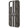 Guess GUHMN61P4RPSW iPhone 11 barna/barna kemény tok 4G Printed Stripes MagSafe tok thumbnail