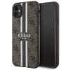 Guess GUHMN61P4RPSW iPhone 11 barna/barna kemény tok 4G Printed Stripes MagSafe tok thumbnail