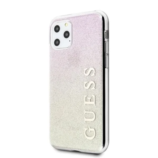 Guess GUHCN65PCUGLGPI iPhone 11 Pro Max rose gold/gold pink hard case Gradient Glitter - 2
