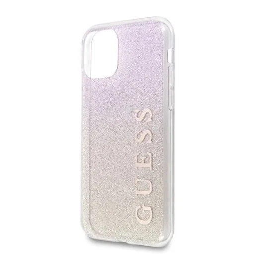 Guess GUHCN65PCUGLGPI iPhone 11 Pro Max rose gold/gold pink hard case Gradient Glitter - 3