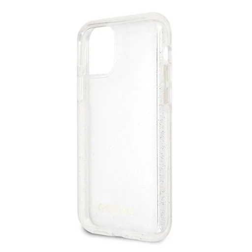Guess GUHCN58PCGLSI iPhone 11 Pro ezüst/ezüst Glitter tok - 3