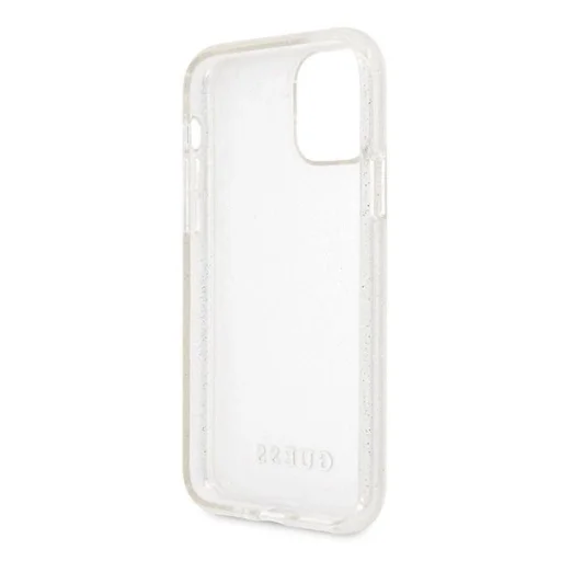 Guess GUHCN58PCGLSI iPhone 11 Pro ezüst/ezüst Glitter tok - 4