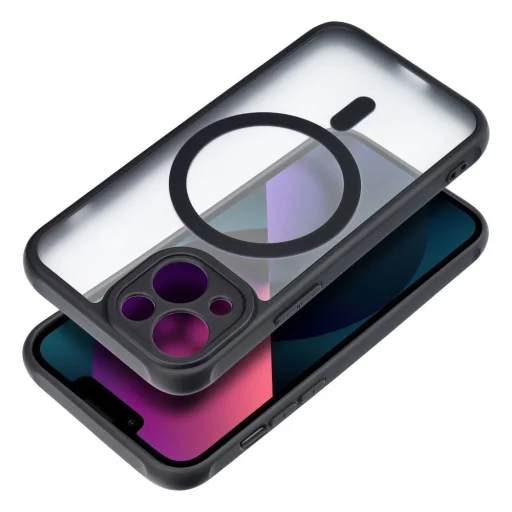 FULL MATTE MAG COVER tok kompatibilis MagSafe-fel az IPHONE 13-hoz fekete - 6