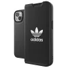 Adidas OR Booklet fliptok BASIC iPhone 14 6.1" fekete/fekete fehér 50181 thumbnail