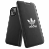 Adidas OR Booklet fliptok BASIC iPhone 14 6.1" fekete/fekete fehér 50181 thumbnail