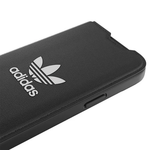 Adidas OR Booklet fliptok BASIC iPhone 14 6.1" fekete/fekete fehér 50181 - 5