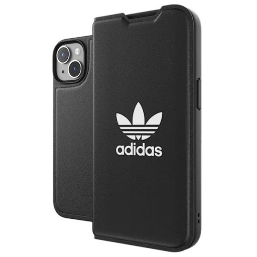 Adidas OR Booklet fliptok BASIC iPhone 14 6.1" fekete/fekete fehér 50181 - 8