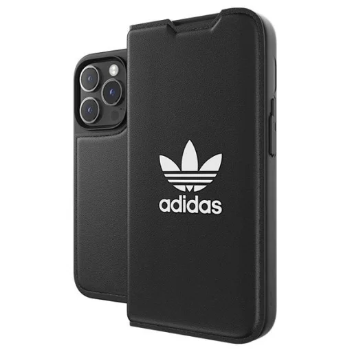 Adidas OR Fliptok BASIC iPhone 14 Pro 6.1" fekete/fekete fehér 50182 tok - 8