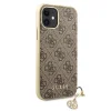 Guess GUHCN61GF4GBR iPhone 11 barna/barna kemény tok 4G Charms Kollekció tok thumbnail
