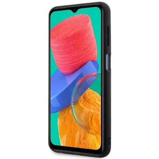 Guess GUHCSM33G4GFGR M33 5G M336 szürke/szürke kemény tok 4G Fém Arany Logó tok - 5