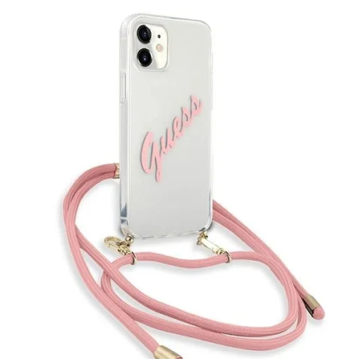 Guess GUHCP12SCRTVSPI iPhone 12 mini 5.4" pink/pink hardcase Script Vintage tok - 3