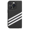 Adidas OR fliptok PU iPhone 14 Pro fekete/fehér tok - 4