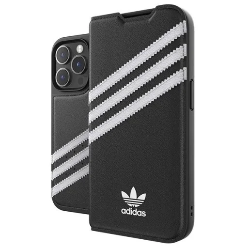 Adidas OR fliptok PU iPhone 14 Pro fekete/fehér tok - 8