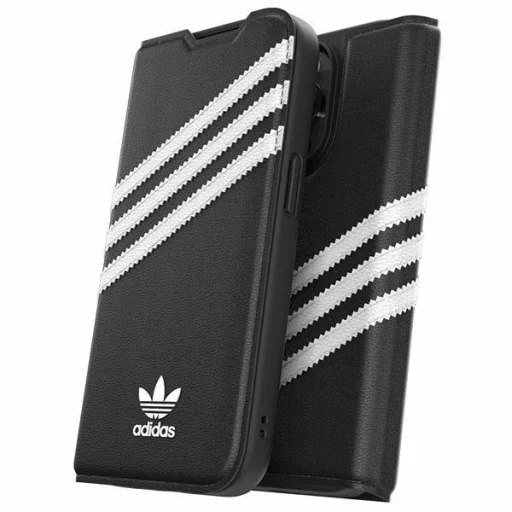 Adidas OR fliptok PU iPhone 14 Pro fekete/fehér tok - 9