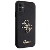 Guess GUHCN61HG4SGK tok iPhone 11  - fekete Glitter Script Big 4G tok thumbnail