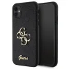 Guess GUHCN61HG4SGK tok iPhone 11  - fekete Glitter Script Big 4G tok thumbnail