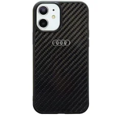  iPhone 11  6.1" fekete/fekete Audi Carbon Fiber tok AU-TPUPCIP11-R8/D2-BK
