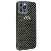  iPhone 12/12 Pro 6.1" fekete/fekete Audi Carbon Fiber keménytok AU-TPUPCIP12P-R8/D2-BK tok thumbnail