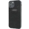 iPhone 12/12 Pro 6.1" fekete/fekete Audi Carbon Fiber keménytok AU-TPUPCIP12P-R8/D2-BK tok thumbnail