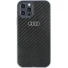  iPhone 12/12 Pro 6.1" fekete/fekete Audi Carbon Fiber keménytok AU-TPUPCIP12P-R8/D2-BK tok thumbnail