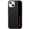  Apple iPhone 14 6.1" Fekete/Fekete Audi Carbon Fiber Stripe keménytok AUS-TPUPCIP14-R8/D1-BK tok thumbnail
