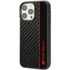  iPhone 14 Pro Max 6.7" fekete/fekete Audi Carbon Fiber Stripe kemény tok thumbnail
