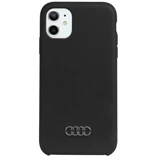  iPhone 11 Fekete/Fekete Audi 6.1" szilikon tok keménytok AU-LSRIP11-Q3/D1-BK - 1