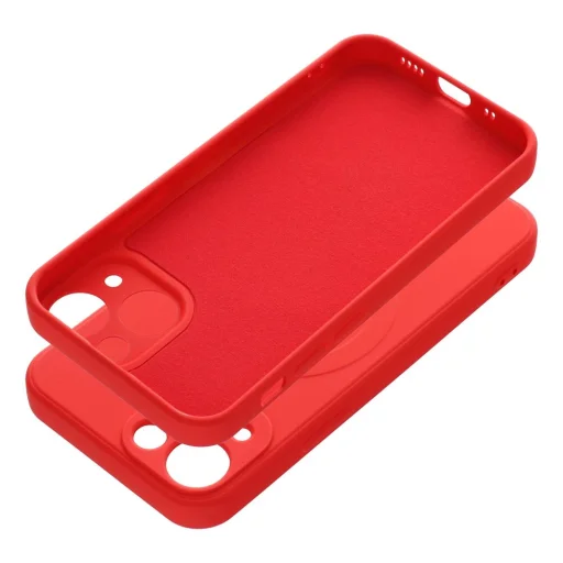 SILICONE MAG COVER tok MagSafe kompatibilis IPHONE 13 Mini piros - 11