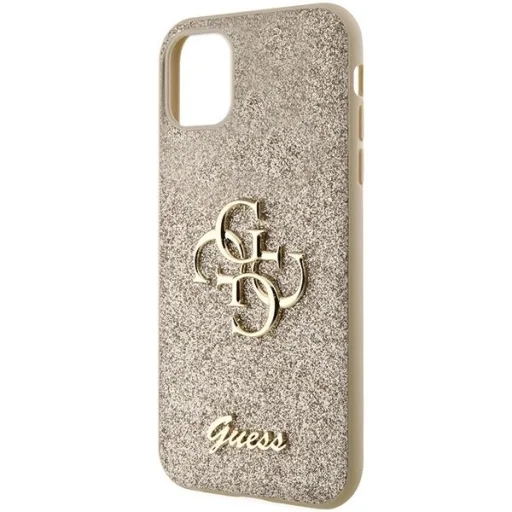 Guess GUHCN61HG4SGD tok iPhone 11 / Xr - arany Glitter Script Big 4G tok - 6