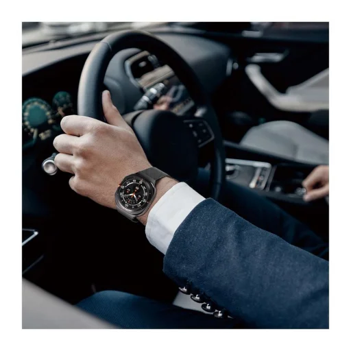 DUX DUCIS Milanese rozsdamentes acél mágneses szíj 47 mm fekete - 7