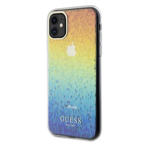 Guess IML Faceted Mirror Disco Iridescent tok iPhone 11  - színes - 2