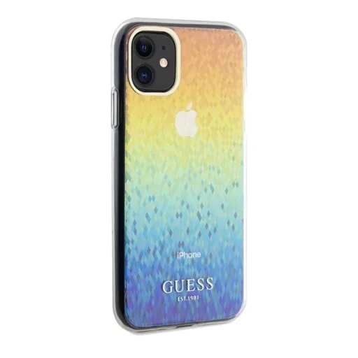 Guess IML Faceted Mirror Disco Iridescent tok iPhone 11  - színes - 4
