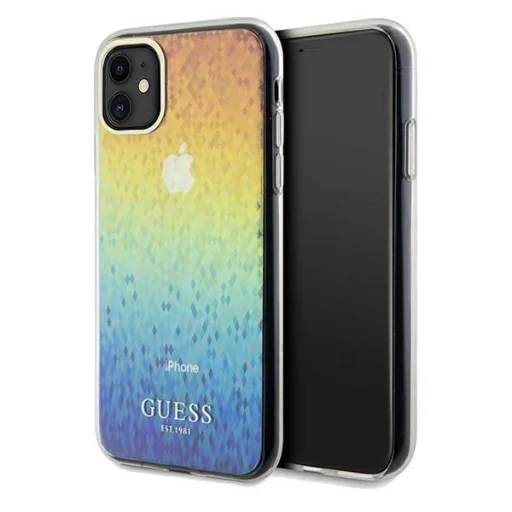 Guess IML Faceted Mirror Disco Iridescent tok iPhone 11  - színes - 1