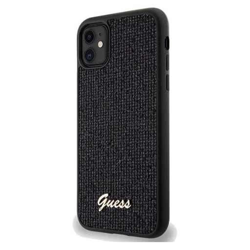 Guess Disco Metal Script tok iPhone 11 - fekete - 2