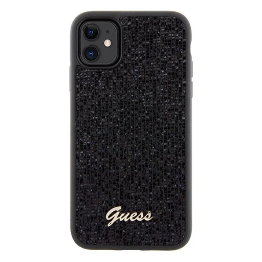 Guess Disco Metal Script tok iPhone 11 - fekete - 3