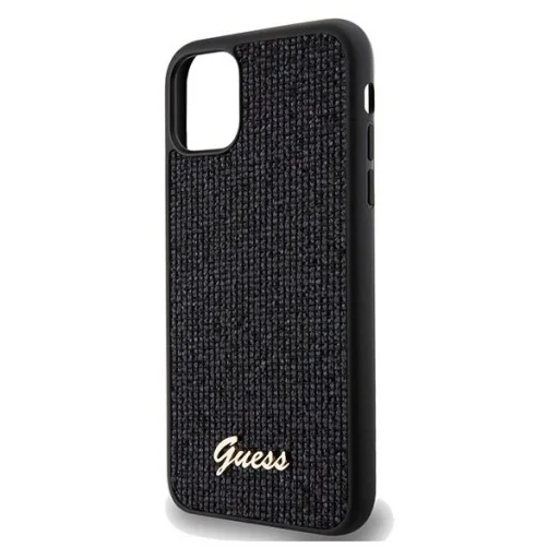 Guess Disco Metal Script tok iPhone 11 - fekete - 6