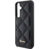 Guess GUHCS23FEPSQSQSK S23 FE S711 fekete/fekete kemény tok Quilted Metal Logo tok thumbnail