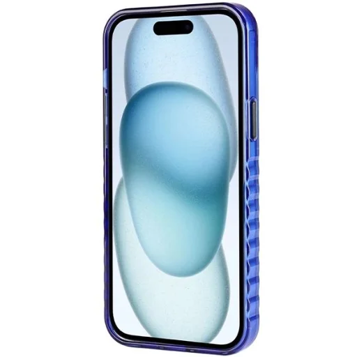  iPhone 15 kék Audi IML Nagy Logós MagSafe tok - 5