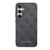 Guess 4G Metal Gold Logo tok Samsung Galaxy S24 - fekete thumbnail