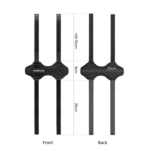 Rockbros 50210064001 biciklis pánt tépőzárral Bluetooth hangszóróhoz vagy kulacshoz - fekete - 2