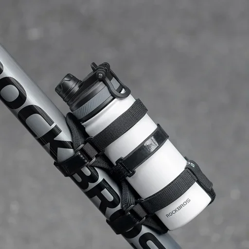 Rockbros 50210064001 biciklis pánt tépőzárral Bluetooth hangszóróhoz vagy kulacshoz - fekete - 4